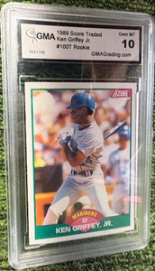 1989 Score Traded - Ken Griffey Jr. #100T GMA 10 GEM-MINT