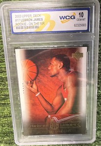 2003 LeBron James Upper Deck Box Set #17 Graded 10 RC Rookie Card 