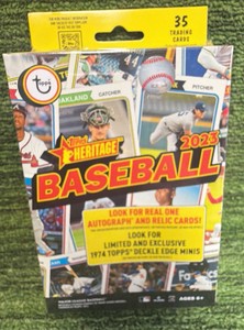 Brand New 2023 Topps Heritage Baseball MLB 35 Card Hanger Box