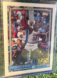 Topps 1992-93 Shaquille ONeal #362 Orlando Magic NBA Basketball Card Rookie