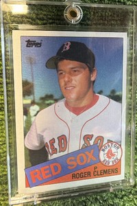 Topps 1985 Roger Clemens Rookie #181 Base Boston Red Sox MLB Baseball Card