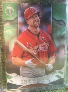 MARK McGWIRE 2019 Topps Tribute #86 Green Parallel #7399 St. Louis Cardinals