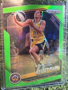 2025 WNBA Prizm KELSEY PLUM Lime Green Prizm 225 #59 L.A.Sparks