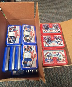 Doruss Preferred 1997 Precious Metals tins Lot.1998 Donruss Preferred  10  Empty Tins (Jeter Gwynn Thomas Griffey Ripken)