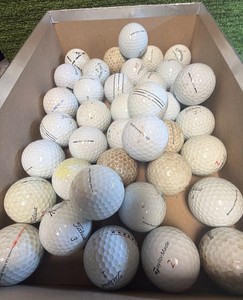 NICE Golf Ball Lot - Titleist Pro Vs  Mixed but mostly Vs  Slightly used, found balls 