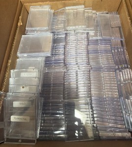 Box Full of Mostly used Screw Case Protectors- Over 150 Cases