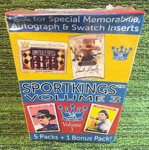 2022 Sport Kings Volume 3 SEALED 6-Pack Blaster Box - Cut Auto Memorabilia
