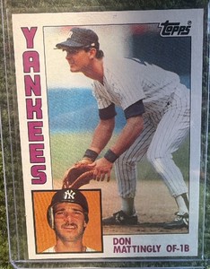 1984 Topps Don Mattingly Rookie Card RC #8 Yankees