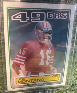 1983  Topps Joe Montana #216 San Francisco 49ers Football Card
