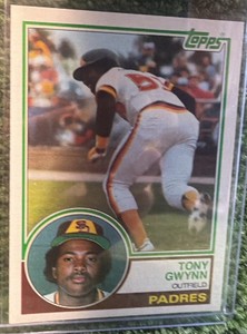 Topps 1983 Topps Tony Gwynn #482 Rookie Base Set San Diego Padres MLB- Iconic Card 