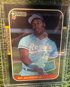 1987 Donruss Rated Rookie Bo Jackson #35 Kansas City Royals Baseball