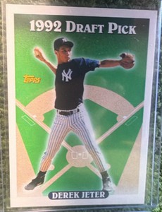 1992 Topps Draft Pick Derek Jeter #98  Rookie Card New York Yankees