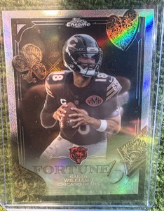 2025 Topps Chrome Football Caleb Williams Fortune 15 Refractor #F15-16