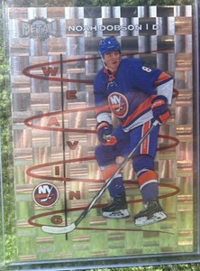 2024-25 Skybox Metal Universe Weaving Noah Dobson #15WV 1e7g NY ISLANDERS