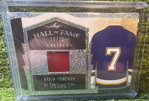 Keith Tkachuk #HF-7 2022-23 Leaf ITG HOF Caliber Relics Silver Sparkle 20