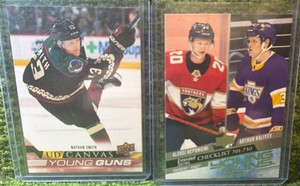 2022-23 Nathan Smith Young Guns Canvas Rookie Upper Deck Series 1 Hockey ArizonaAlexis Heponiemi And Arthur Kaliyev Young Guns Checklist 701-730 20-21 Extended