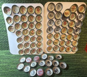1960s NFL, MLB Coke Bottle Caps Lot VINTAGE Vikings Twins JIM MARSHALL, HARMON KILEBREW 