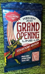 THE FILLMORE MINNEAPOLIS, MN Promo Trading Card Pack GRAND OPENING 2020 LINE-UP