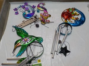 4 Metal Wind Chimes