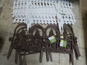 Plastic Fencing - all pictured