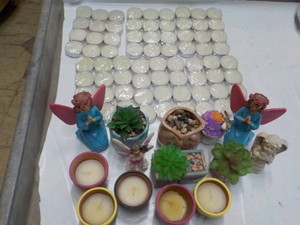 Tea Lights, Candles and Figurines