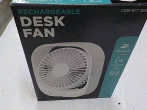 Rechargeable Desk Fan