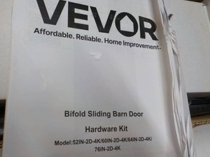 Vevor Bifold Sliding Barn Door Hardware Kit