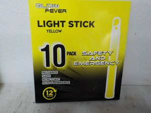 Safety and Emergency Yellow 10 pack Light Sticks