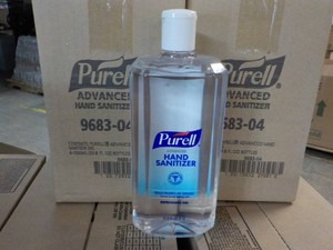 8 Bottles Purell 33.8 oz Hand Sanitizer