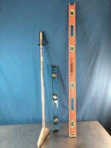 Three construction tools