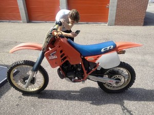 1987 Honda CR250R motocross bike