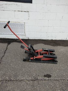 Hydraulic scissor-style Craftsman ATVMotorcycle Jack,