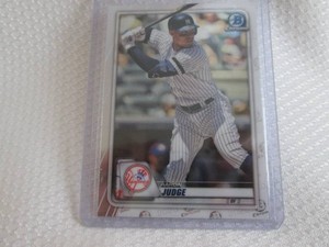 2020 Bowman Chrome Aaron Judge Card...