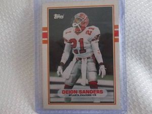 1989 Topps Deion Sanders Rookie Car...
