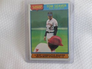 1976 Topps Tom Seaver Card...