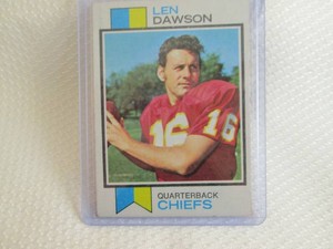 1973 Topps Len Dawson Card...