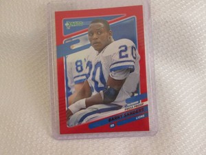 2021 Donruss Barry Sanders Red Pres...