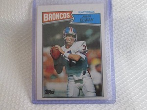 1987 Topps John Elway Card...