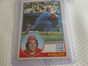 1983 Topps Pete Rose Card...