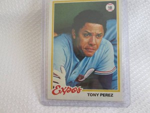 1978 Topps Tony Perez Card ...