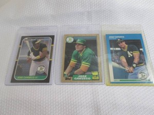 1987 Jose Canseco Topps, Donruss & ...
