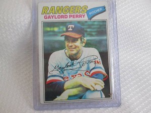 1977 Topps Gaylord Perry Card...