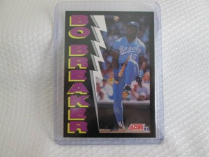 1991 Score Bo Jackson Breaker Card...