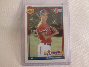 1991 Topps Chipper Jones Rookie Car...