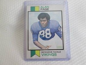 1973 Topps Alan Page Card...