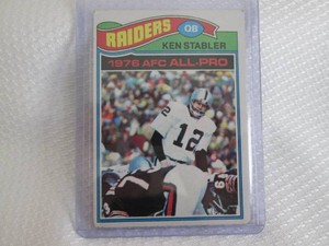 1977 Topps Ken Stabler Card...