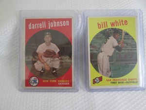 1959 Topps Darrell Johnson & Bill W...