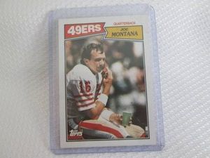 1987 Topps Joe Montana Card...