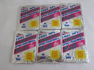 1991 NFL Pacific Plus Packs...