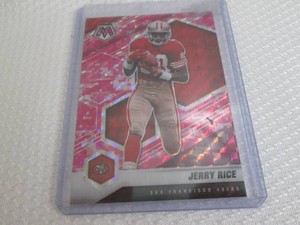 2021 Mosaic Jerry Rice Pink Prizm C...